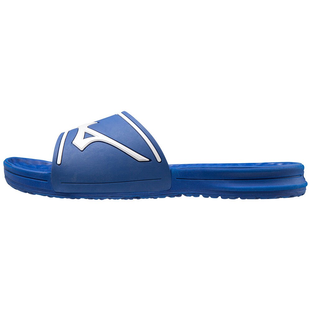 Ciabatte Mizuno Relax Slide 2 Donna - Blu/Bianche - 89714-YRMF